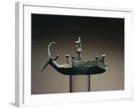 Bronze Votive Boat, from Sardinia Region-null-Framed Giclee Print