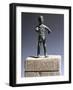 Bronze Votive Statue with Inscription on Pedestal, Veneto, Italy, Paleoveneti Civilization-null-Framed Giclee Print