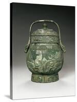Bronze Yu Vase, Shang Dynasty-null-Stretched Canvas