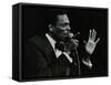 Brook Benton Singing at the Forum Theatre, Hatfield, Hertfordshire, 28 October 1984-Denis Williams-Framed Stretched Canvas