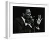 Brook Benton Singing at the Forum Theatre, Hatfield, Hertfordshire, 28 October 1984-Denis Williams-Framed Photographic Print