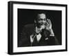 Brook Benton Singing at the Forum Theatre, Hatfield, Hertfordshire, 28 October 1984-Denis Williams-Framed Photographic Print