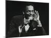 Brook Benton Singing at the Forum Theatre, Hatfield, Hertfordshire, 28 October 1984-Denis Williams-Mounted Photographic Print