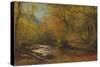 Brook in Woods-Albert Bierstadt-Stretched Canvas