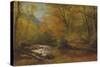 Brook in Woods-Albert Bierstadt-Stretched Canvas