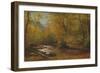 Brook in Woods-Albert Bierstadt-Framed Premium Giclee Print