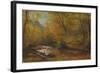 Brook in Woods-Albert Bierstadt-Framed Giclee Print