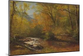 Brook in Woods-Albert Bierstadt-Mounted Giclee Print
