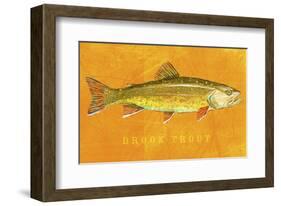 Brook Trout-John W^ Golden-Framed Art Print