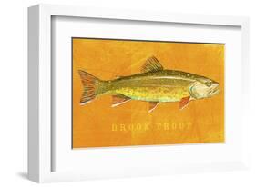 Brook Trout-John W^ Golden-Framed Art Print