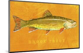 Brook Trout-John W^ Golden-Mounted Art Print