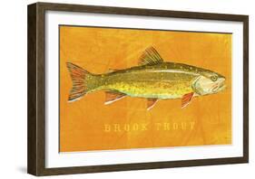 Brook Trout-John W^ Golden-Framed Art Print