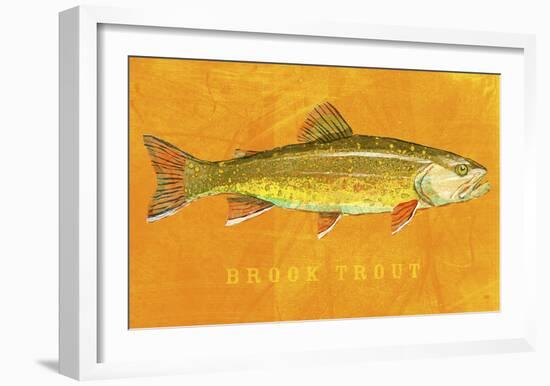 Brook Trout-John W^ Golden-Framed Art Print