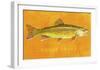 Brook Trout-John W^ Golden-Framed Art Print