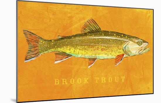 Brook Trout-John W^ Golden-Mounted Art Print