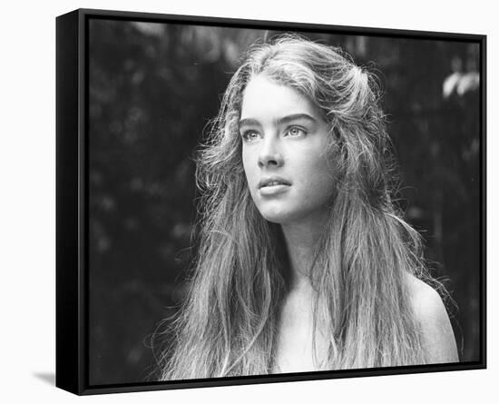 Brooke Shields - The Blue Lagoon-null-Framed Stretched Canvas