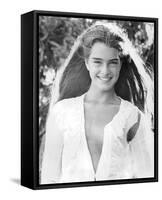 Brooke Shields - The Blue Lagoon-null-Framed Stretched Canvas