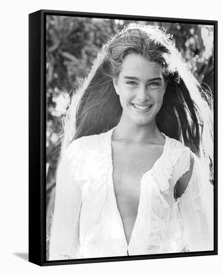 Brooke Shields - The Blue Lagoon-null-Framed Stretched Canvas