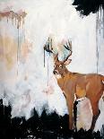 Watercolor Stag-Brooke Tangney-Framed Stretched Canvas