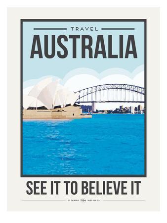 Travel Poster Australia