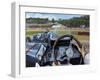 Brooklands - from the Hot Seat-Richard Wheatland-Framed Giclee Print