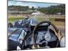 Brooklands - from the Hot Seat-Richard Wheatland-Mounted Giclee Print