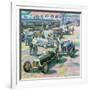 Brooklands Heyday-Clive Metcalfe-Framed Giclee Print