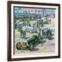 Brooklands Heyday-Clive Metcalfe-Framed Giclee Print