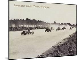 Brooklands Motor Racing-null-Mounted Photographic Print