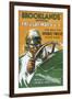 Brooklands Race Poster-null-Framed Photographic Print