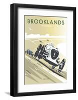 Brooklands, Waybridge - Dave Thompson Contemporary Travel Print-Dave Thompson-Framed Art Print