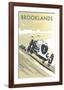 Brooklands, Waybridge - Dave Thompson Contemporary Travel Print-Dave Thompson-Framed Giclee Print