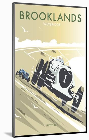 Brooklands, Waybridge - Dave Thompson Contemporary Travel Print-Dave Thompson-Mounted Giclee Print