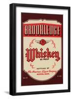 Brookledge Whiskey-null-Framed Art Print