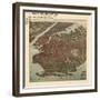 Brooklyn 1908 Bird's Eye View-null-Framed Giclee Print