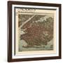 Brooklyn 1908 Bird's Eye View-null-Framed Giclee Print