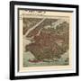 Brooklyn 1908 Bird's Eye View-null-Framed Giclee Print