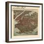 Brooklyn 1908 Bird's Eye View-null-Framed Giclee Print