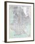 Brooklyn 1920 Transit Map-null-Framed Giclee Print