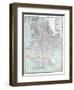 Brooklyn 1920 Transit Map-null-Framed Giclee Print