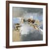 Brooklyn and Manhattan Bridges-Joan Farré-Framed Giclee Print