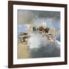 Brooklyn and Manhattan Bridges-Joan Farré-Framed Giclee Print