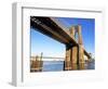 Brooklyn and Manhattan Bridges-Alan Schein-Framed Photographic Print