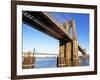 Brooklyn and Manhattan Bridges-Alan Schein-Framed Photographic Print