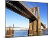 Brooklyn and Manhattan Bridges-Alan Schein-Mounted Photographic Print