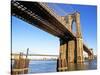 Brooklyn and Manhattan Bridges-Alan Schein-Stretched Canvas