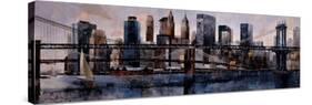 Brooklyn and Manhattan Bridges-Marti Bofarull-Stretched Canvas