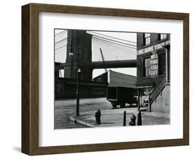 Brooklyn Beach and Street, New York, c. 1945-Brett Weston-Framed Photographic Print