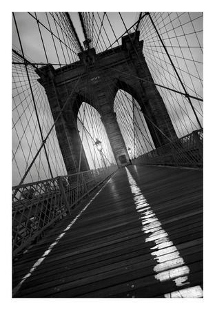 Moises Levy Brooklyn Bridge 1 2010 Photograph New York City Print Poster 18x26 