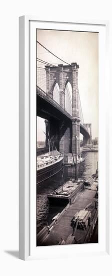 Brooklyn Bridge, 1896-Science Source-Framed Premium Giclee Print